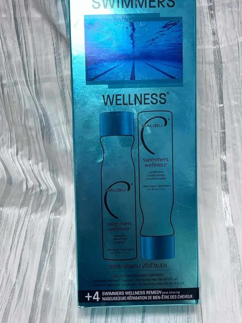 Malibu Swimmers Wellness Remedy Kit Shamp, Cond & 4 Treatment